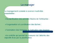 Le manager