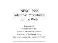INFSCI%202955%20Adaptive%20Presentation%20for%20the%20Web PowerPoint PPT Presentation