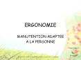 ERGONOMIE PowerPoint PPT Presentation