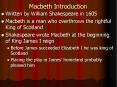 Macbeth Introduction PowerPoint PPT Presentation