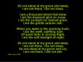 Do not stand at my grave and weep, I am not there, I do not sleep. I am a thousand winds that blow. I am the diamond glint on snow. I am the sunlight on ripened grain. I am the gentle autumn rain. When you wake in the morning hush, I am the swift, PowerPoint PPT Presentation