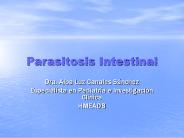 Parasitosis Intestinal
