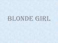 Blonde Girl PowerPoint PPT Presentation