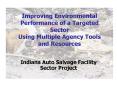 Improving Environmental Performance of a Targeted Sector Using Multiple Agency Tools and Resources PowerPoint PPT Presentation