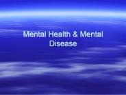 Mental Health