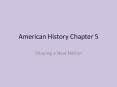 American History Chapter 5 PowerPoint PPT Presentation