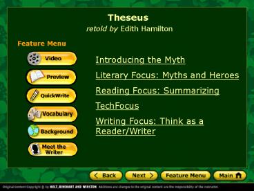 THESEUS PRESENTATION