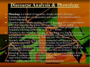 Discourse Analysis