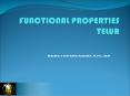 FUNCTIONAL PROPERTIES TELUR PowerPoint PPT Presentation
