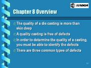 Chapter 8 Overview