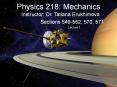Physics%20218:%20Mechanics PowerPoint PPT Presentation