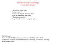 Nanoscience and technology in six easy pieces