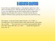 Il discorso indiretto