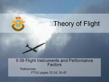Theory of Flight