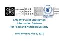 FAO%20Management%20Response%20to%20Joint%20Thematic%20Evaluation%20of%20FAO%20and%20WFP%20Support%20to%20ISFS PowerPoint PPT Presentation