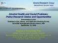 Alcohol Health and Social Problems: PowerPoint PPT Presentation