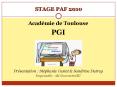 STAGE%20PAF%202010 PowerPoint PPT Presentation