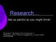 Research PowerPoint PPT Presentation