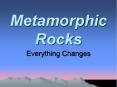 Metamorphic Rocks PowerPoint PPT Presentation