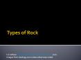 Types of Rock PowerPoint PPT Presentation