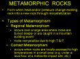 METAMORPHIC ROCKS PowerPoint PPT Presentation