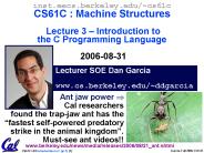 CS61C - Lecture 13
