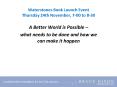 Waterstones Book Launch Event Thursday 24th November, 7-00 to 8-30 PowerPoint PPT Presentation
