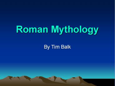 Roman Mythology