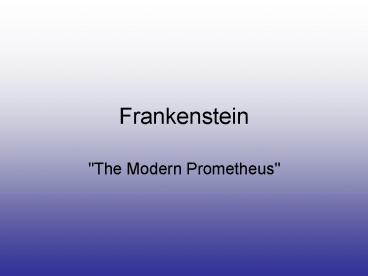 Frankenstein