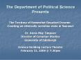 The Department of Political Science Presents PowerPoint PPT Presentation
