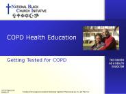 COPD Health Education