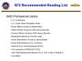 N72 Recommended Reading List PowerPoint PPT Presentation