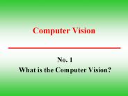 Computer Vision