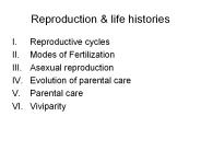 Reproduction