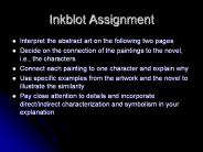 Inkblot Assignment