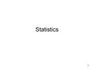 Statistics, central tendency, samples and surves