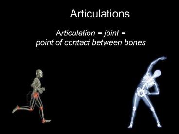 Articulations