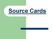 Source Cards