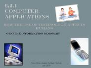 6.2.1 Computer Applications