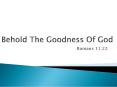 Behold The Goodness Of God PowerPoint PPT Presentation