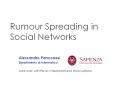 Rumour Spreading in Social Networks PowerPoint PPT Presentation