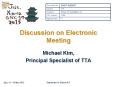 Discussion on Electronic Meeting PowerPoint PPT Presentation