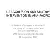 US AGGRESSION AND MILITARY INTERVENTION IN ASIA-PACIFIC PowerPoint PPT Presentation
