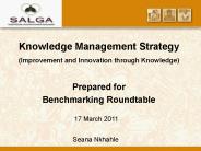 Knowledge Management Strategy (Improvement and Innovation through Knowledge)
