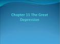 Chapter 11 The Great Depression PowerPoint PPT Presentation