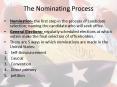 The Nominating Process PowerPoint PPT Presentation