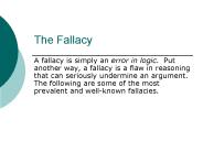 The Fallacy