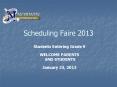 Scheduling Faire 2013 PowerPoint PPT Presentation