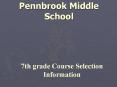 Pennbrook Middle School PowerPoint PPT Presentation