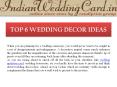 Top 6 Wedding Decor Ideas PowerPoint PPT Presentation